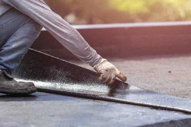 Professional Waterproofing technician working in Hines, OR